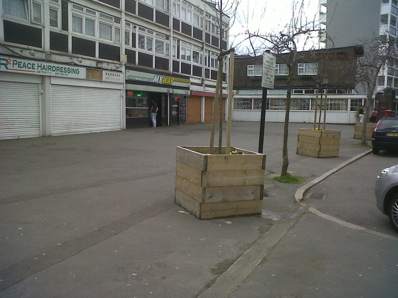 Site of one of the proposed chicken takeaways